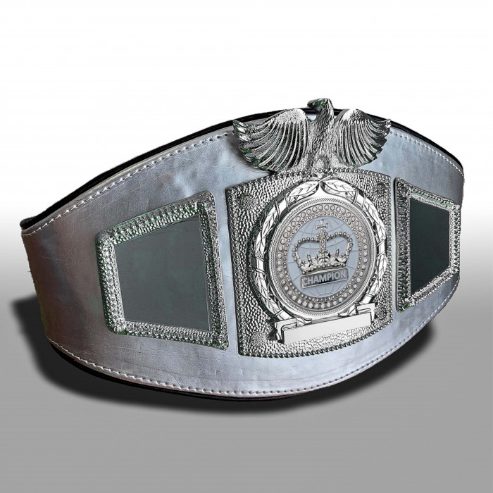 PROEAGLE BLACK CHAMPION CROWN CHAMPIONSHIP BELT - PROEAGLE/S/WHTGEM - AVAILABLE IN 6+ COLOURS